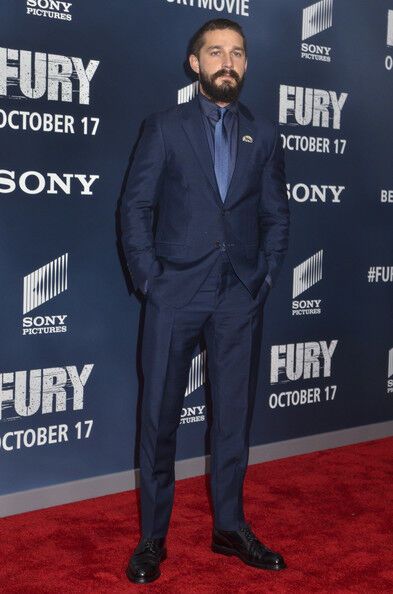 Брэд Питт отрастил усы, а Шайа ЛаБаф - бороду 