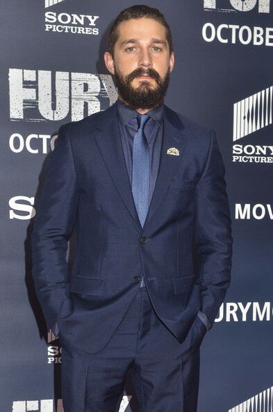 Брэд Питт отрастил усы, а Шайа ЛаБаф - бороду 