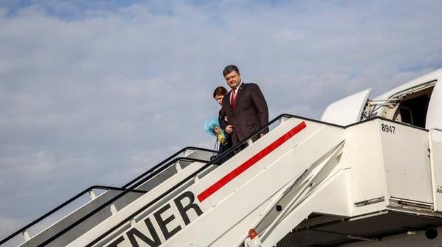 Порошенко прибыл в Милан: опубликованы фото