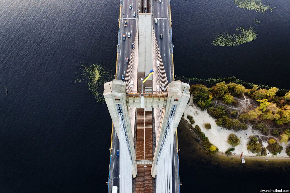 В сети появились осенние фото Киева с высоты птичьего полета