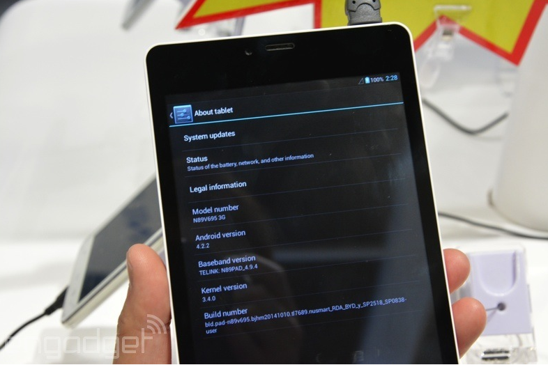Выпущен планшет за $50: 4-ядерный процессор, 1 ГБ оперативки и Android 4.2.2.