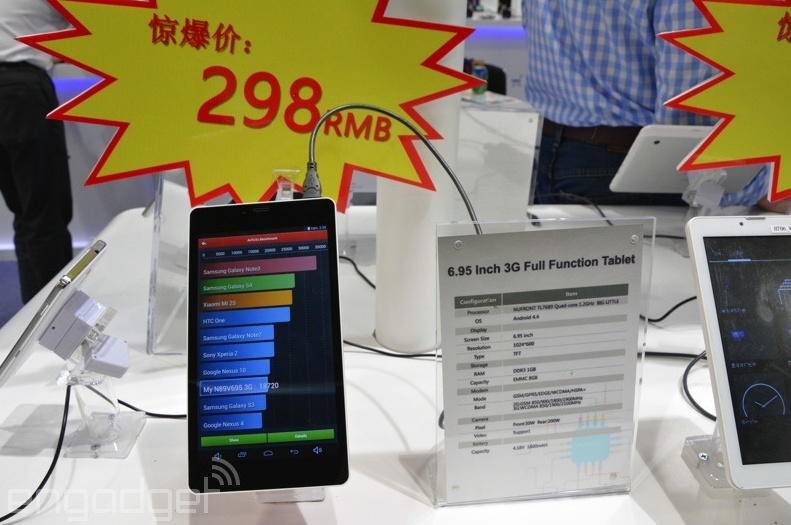 Выпущен планшет за $50: 4-ядерный процессор, 1 ГБ оперативки и Android 4.2.2.