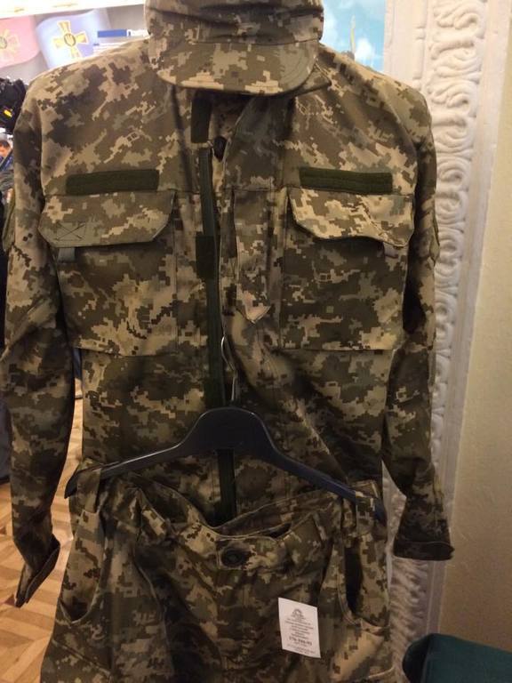 Появились фото зимней формы для украинских бойцов в зоне АТО