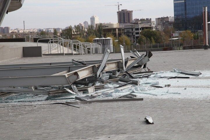 "Шахтер" показал фото и видео разрушений на "Донбасс Арене"