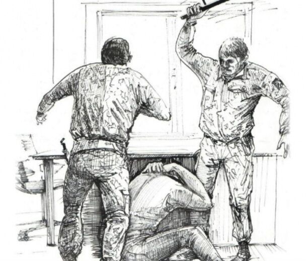 Звільнений з полону художник намалював тортури терористів "ДНР"
