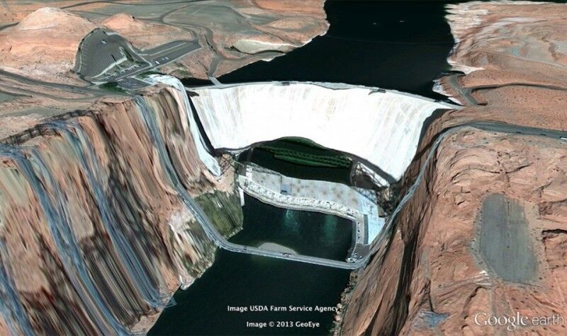 Коллекция глюков Google Earth