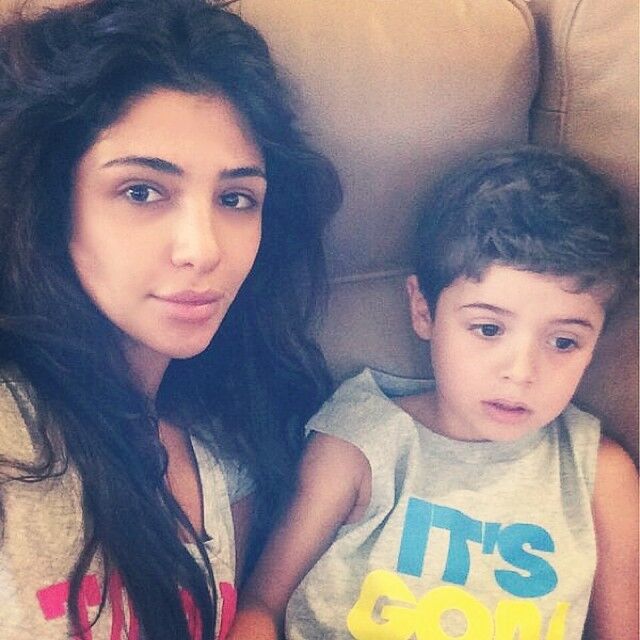 Сын Санты Димопулос растет настоящим красавцем