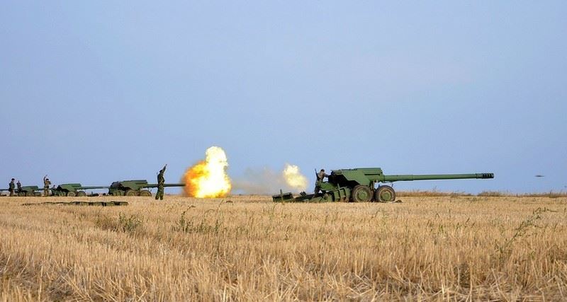 Минобороны опубликовало горячие фото с боевых стрельб украинской армии
