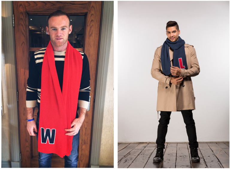 "Алфавитный" шарф: новый благотворительный флешмоб селебрити