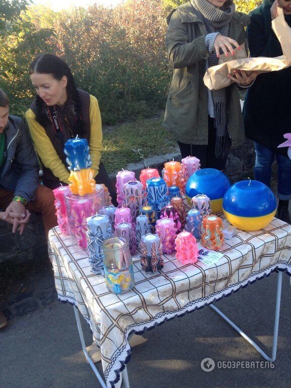 Как в Киеве собирали деньги для воинов АТО: опубликованы фото