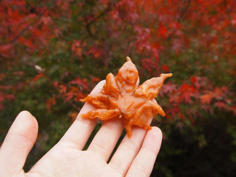 Жаренные кленовые листья во фритюре – новая осенняя закуска
