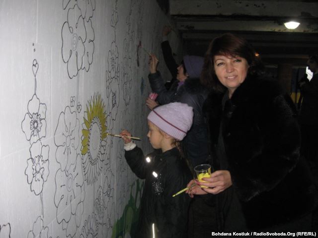 В центре Киева появилась "подземная галерея"