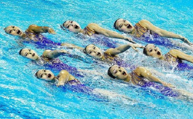 Смешные стоп-кадры синхронного плаванья