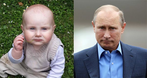 Найден ребенок-двойник Владимира Путина
