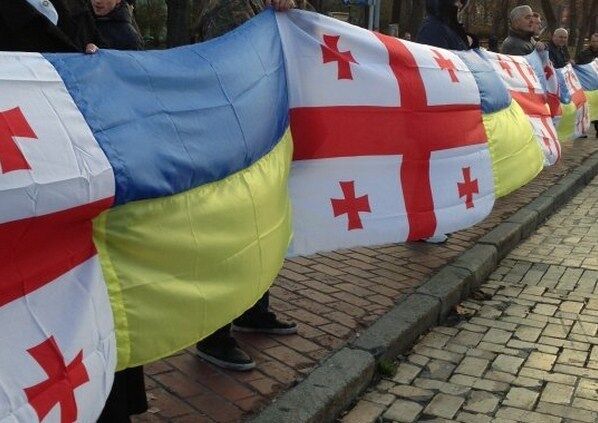 В Киеве и Тбилиси митинговали против российской оккупации Абхазии: опубликованы фото