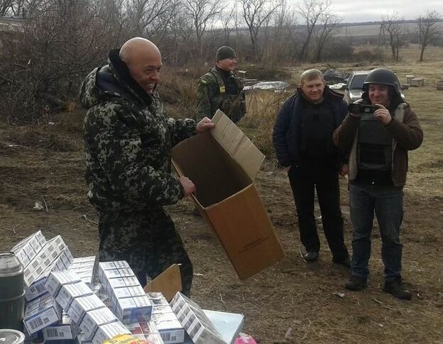 На Луганщине террористы обстреляли село во время раздачи гуманитарной помощи