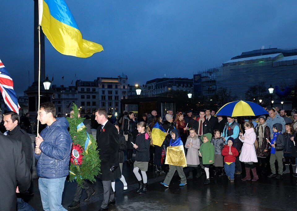 В Лондоне провели Марш памяти погибших воинов Украины: опубликованы фото
