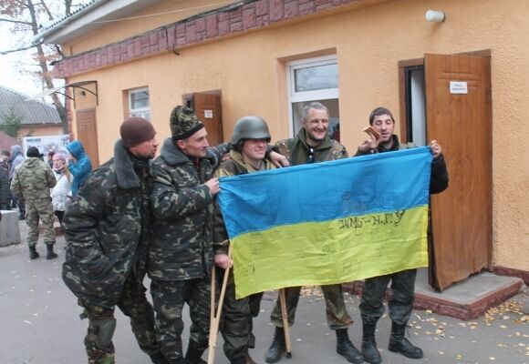 В Вінницю повернулися бійці Нацгвардії і розповіли, як в зоні АТО їли щурів