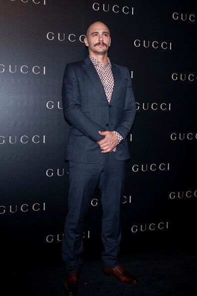 Джеймс Франко: лысый и с гуцульскими усами