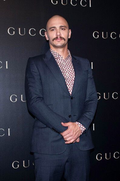 Джеймс Франко: лысый и с гуцульскими усами