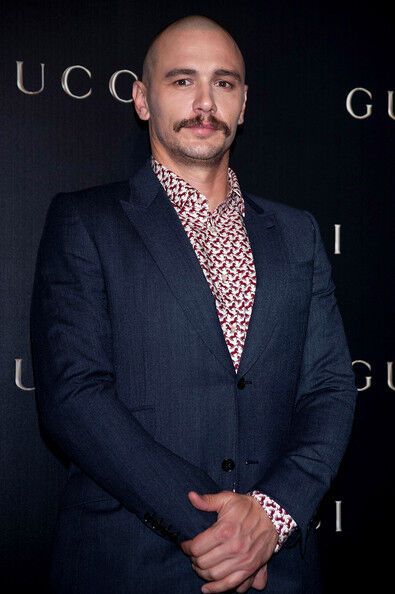 Джеймс Франко: лысый и с гуцульскими усами