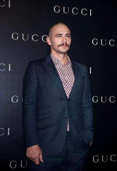 Джеймс Франко: лысый и с гуцульскими усами