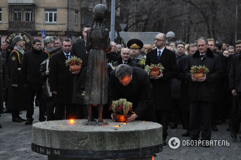 В Киеве почтили память жертв Голодомора: опубликованы фото и видео