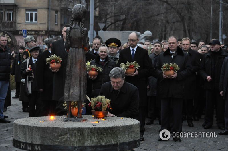 В Киеве почтили память жертв Голодомора: опубликованы фото и видео