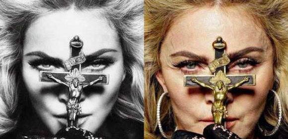 В сеть попали фотографии сильно постаревшей Мадонны до обработки в фотошопе