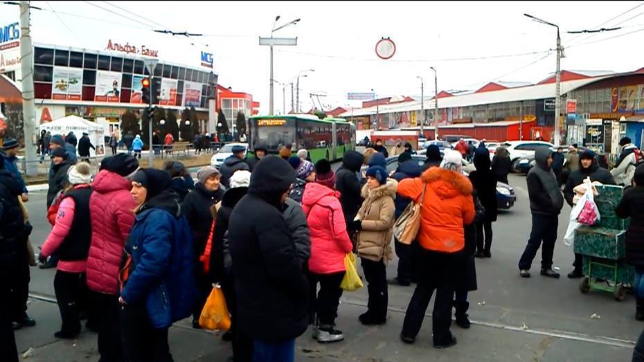 В Харькове протестуют работники рынка "Барабашово"