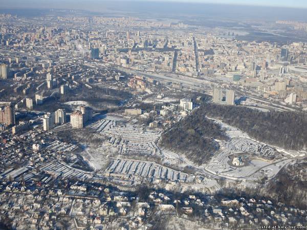 В сети появились фото зимнего Киева с высоты птичьего полета