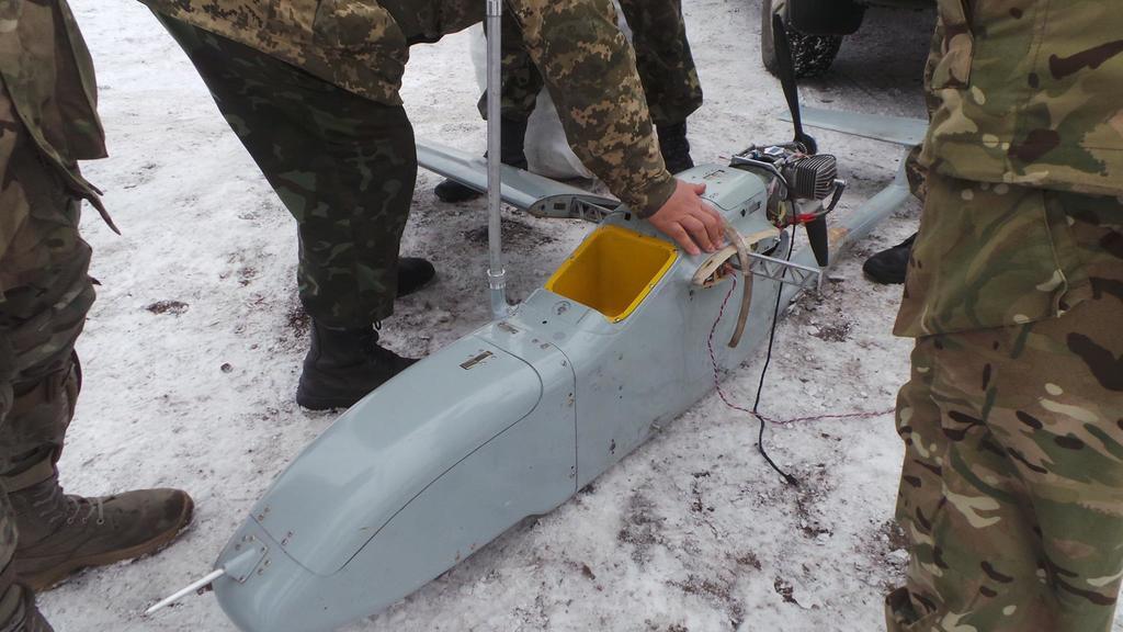 Военные показали фото сбитого возле Счастья российского беспилотника