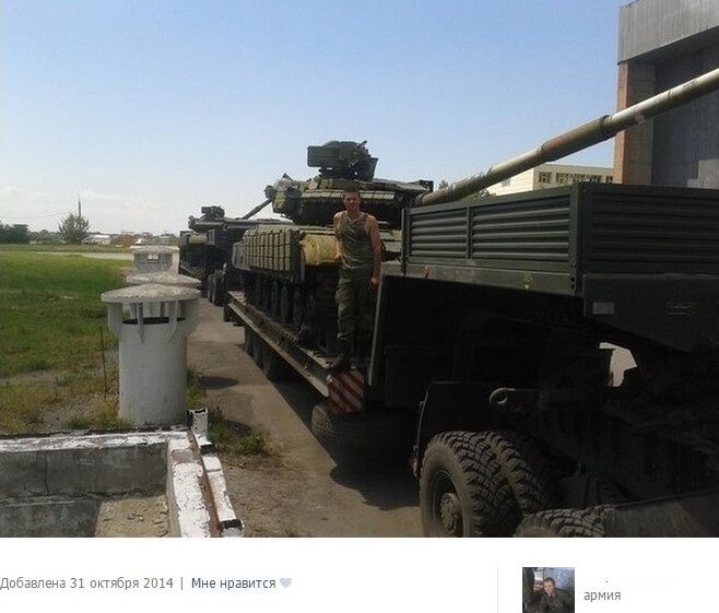 Российскую технику перебрасывают на Донбасс автобаты ВС РФ: фотодоказательства