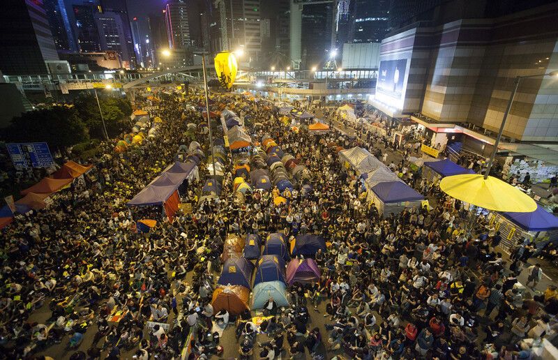 У Гонконгу знову розгорівся "Майдан": опубліковано фото
