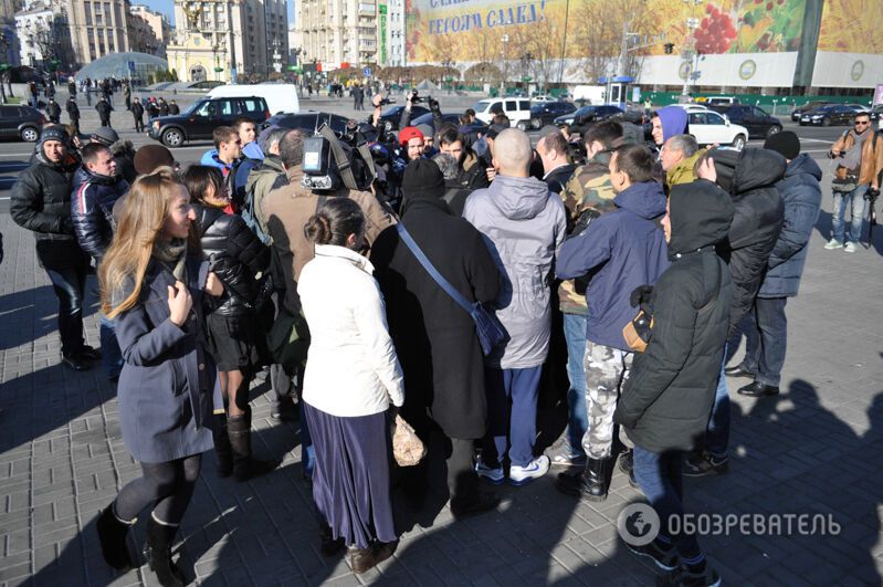 "Слов'янський марш" у Києві так і не відбувся: фото з місця подій