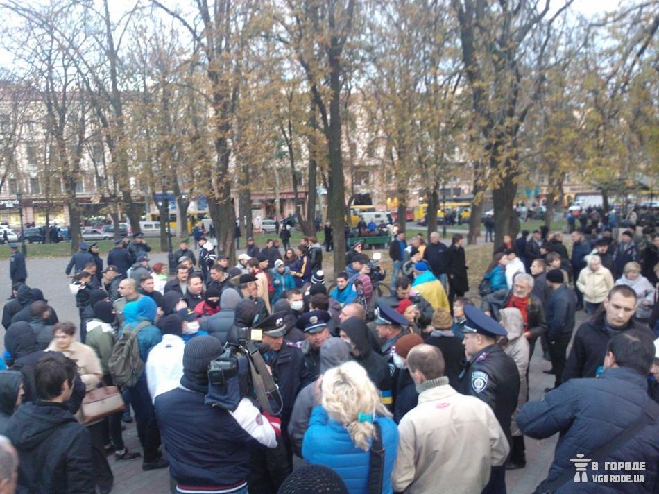 Пророссийские активисты не рискнули появиться на "Русском марше" в Одессе