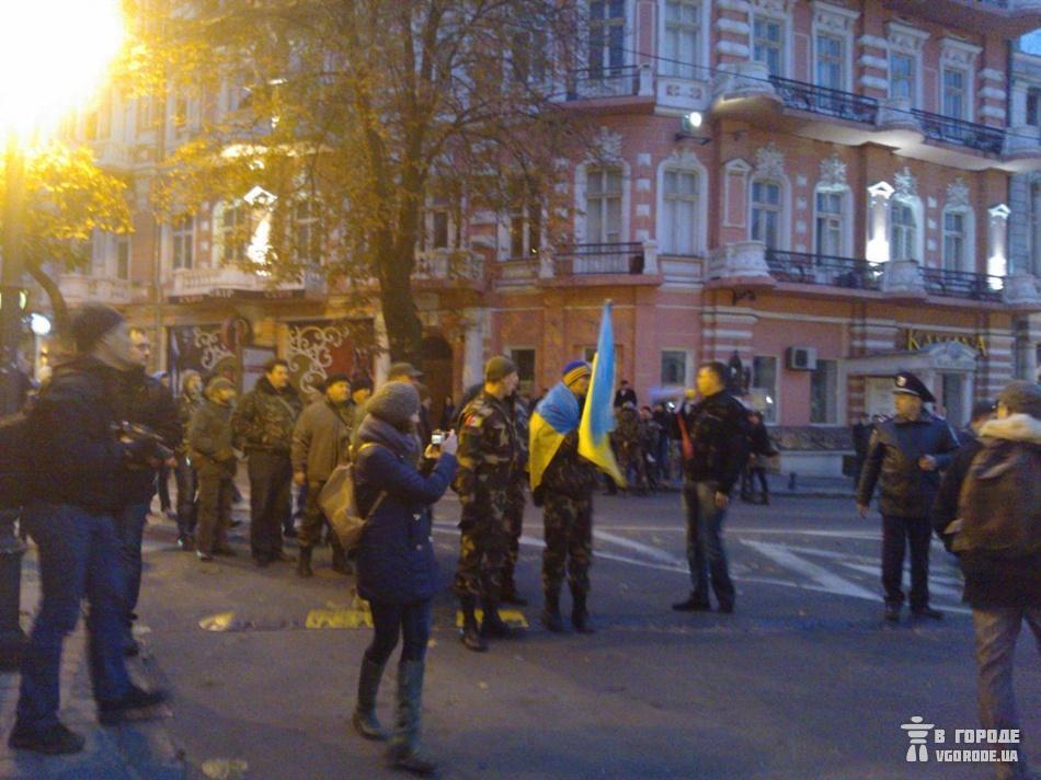 Пророссийские активисты не рискнули появиться на "Русском марше" в Одессе