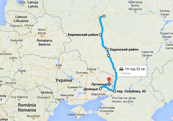 В мережі вирахували маршрут останніх "гумконвоїв" з РФ: опубліковано фото