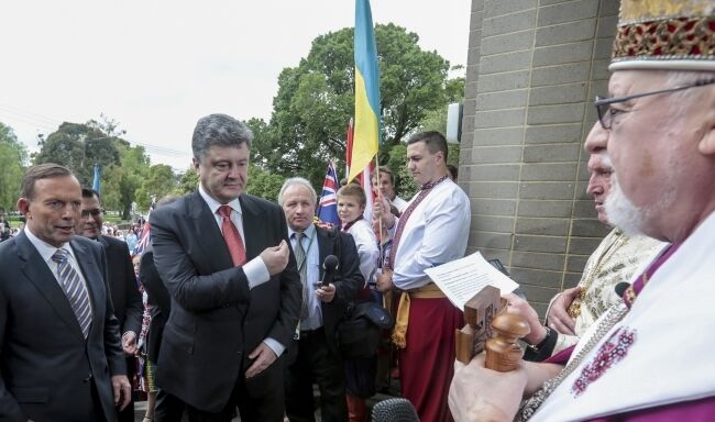 Порошенко без коали: опубліковано фото Президента України в Австралії 