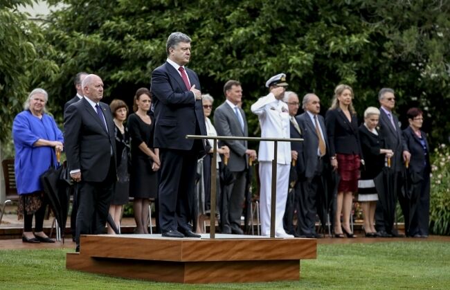 Порошенко без коали: опубліковано фото Президента України в Австралії 