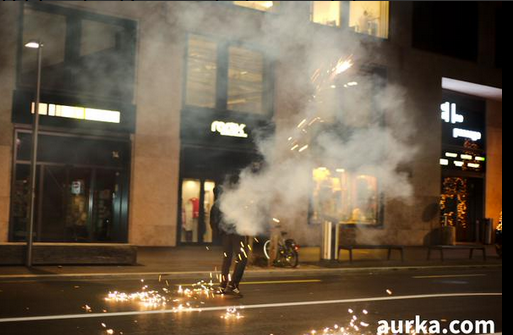 "Майдан" в Цюрихе: пострадали семеро полицейских