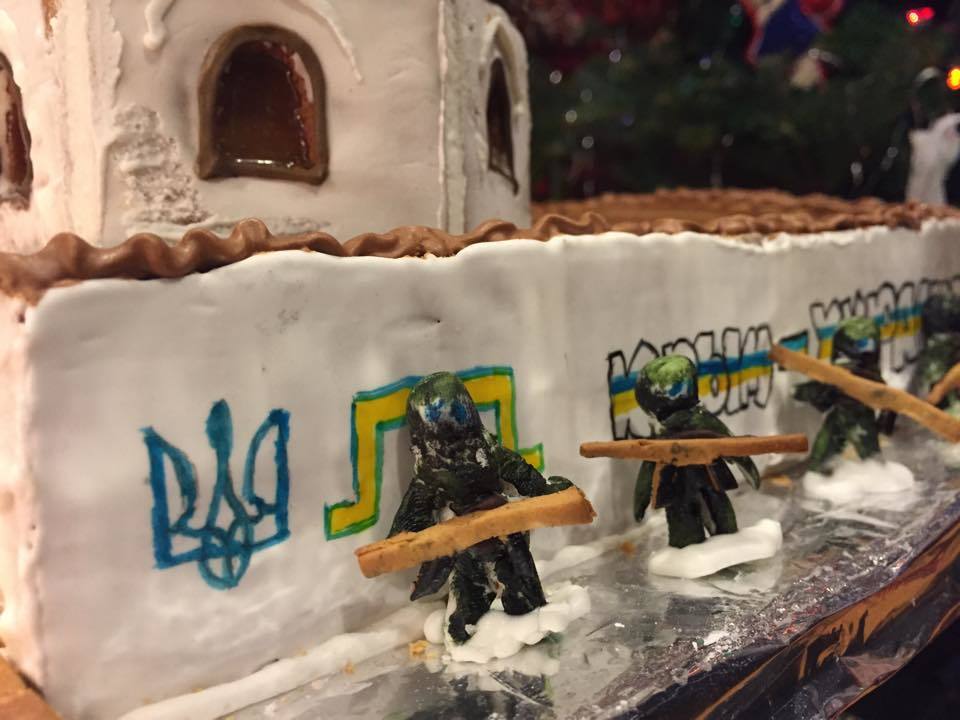 Американцы "выгнали" из имбирного Крыма "зеленых человечков": фото кулинарного шедевра