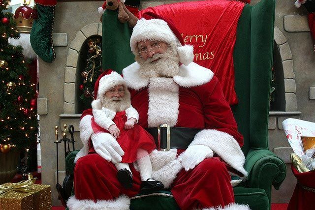Очень смешные фото о том, что будет, если дети и Санта-Клаус обменяются лицами