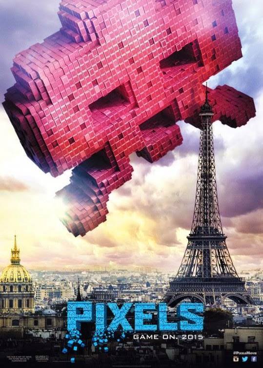 "Пиксели": красочные постеры с героями популярных аркад