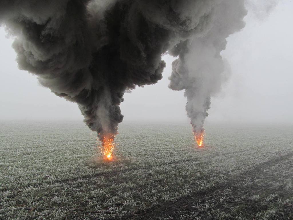 Химики-волшебники за считанные минуты скрыли перемещение сил АТО: фото с передовой