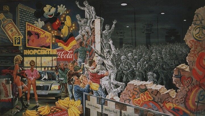 20 исторических рисунков, которые сохранились на Берлинской стене 