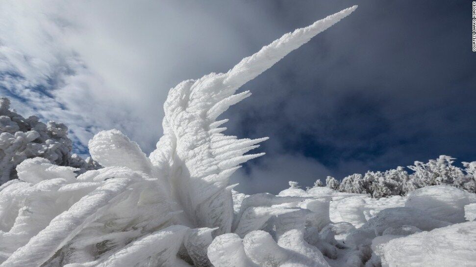 Чарующая ледяная сказка в Словении: фото удивительных скульптур, созданных природой