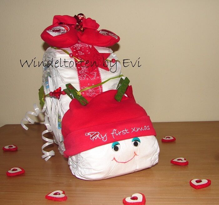 Лучшие идеи для новогодних подарков, которые можно сделать из детских подгузников