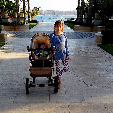 Славная семейка: Криштиану Роналду с сыном и Ириной Шейк на отдыхе в Дубае