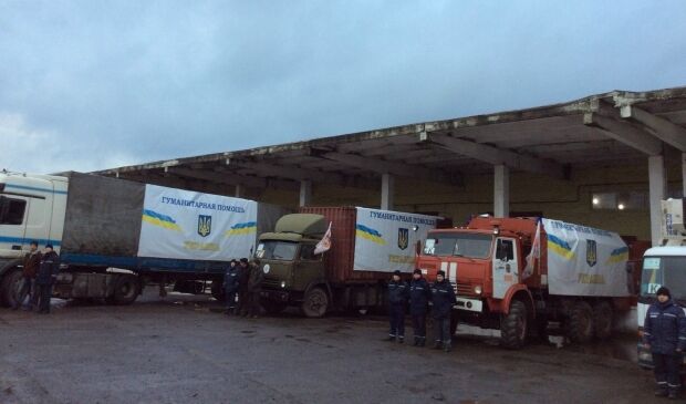 Украина в Минске не получила гарантий безопасности своих гуманитарных грузов